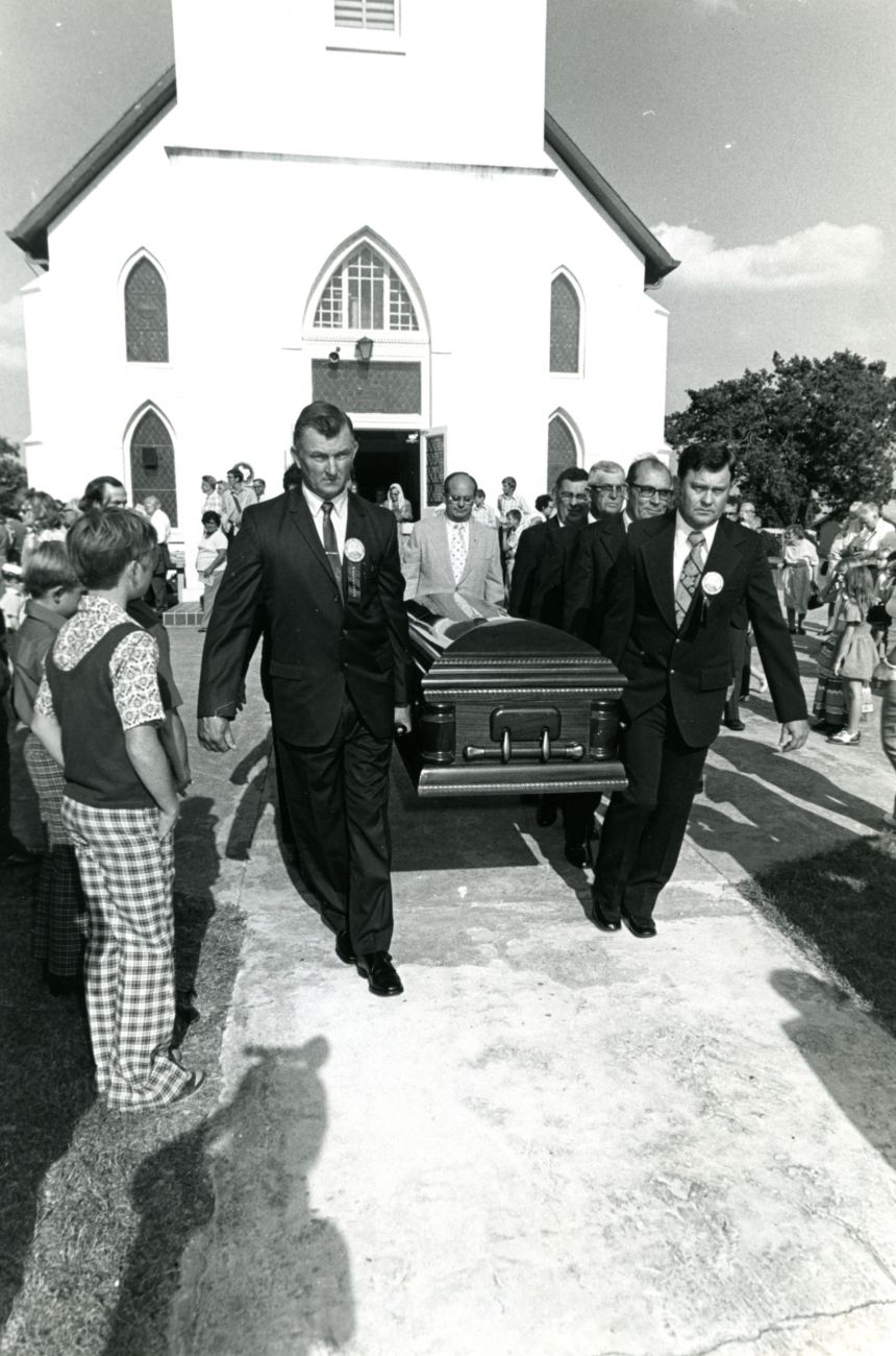 1974 Reinternment of Father Moczygemba at Panna Maria